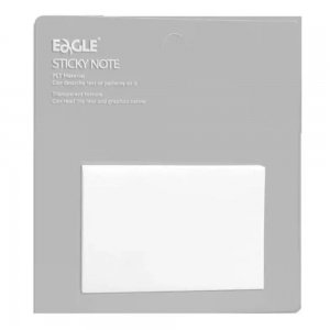 BLOCO ADESIVO TRANSPARENTE TYSN7603 STICKY NOTES 100X75MM 100 FOLHAS EAGLE - Imagem 3