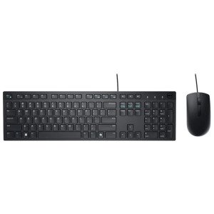 TECLADO E MOUSE DELL PRETO KM300C