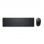 TECLADO E MOUSE SEM FIO DELL PRO KM5221W PRETO