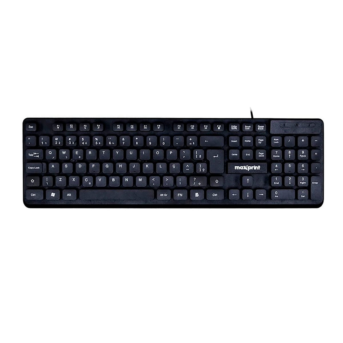 TECLADO USB COM TECLAS FLUTUANTES TE2001 PRETO 60000155 - Imagem 2